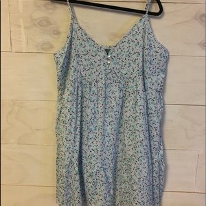 Light blue tank dress